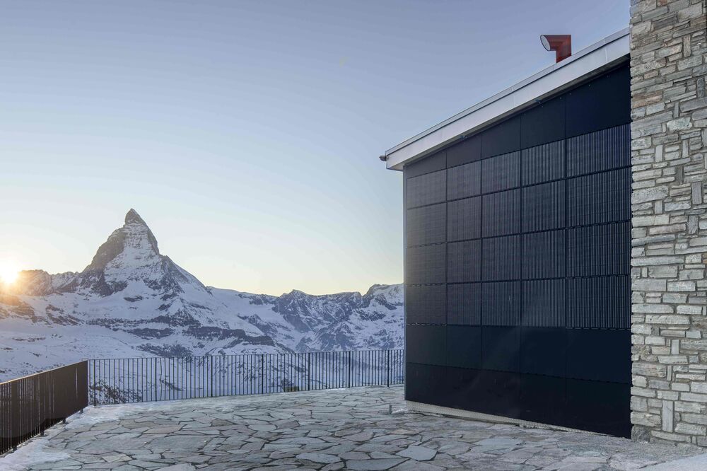 Solarfassade Gornergrat.